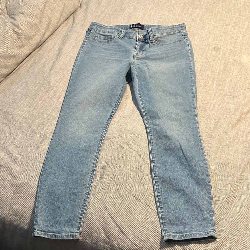 GAP Women's Sky Blue Ankle Jeggings